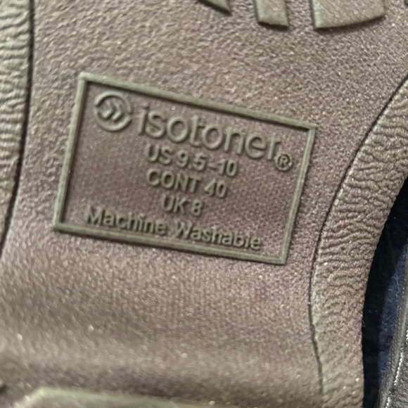 NWT Isotoner Woodlands Enhanced Heel Cushion Shoes Slippers - Picture 7 of 8